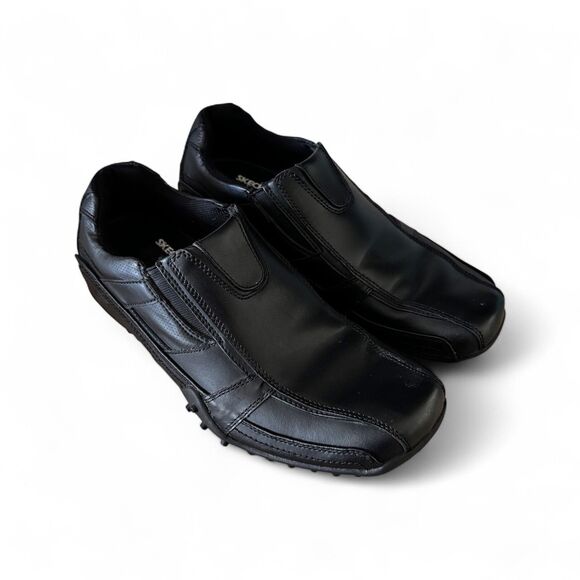 Skechers Work Mens Rockland Hooper Slip Resistant Slip-On Shoes Size 8.5 Black - Picture 5 of 11